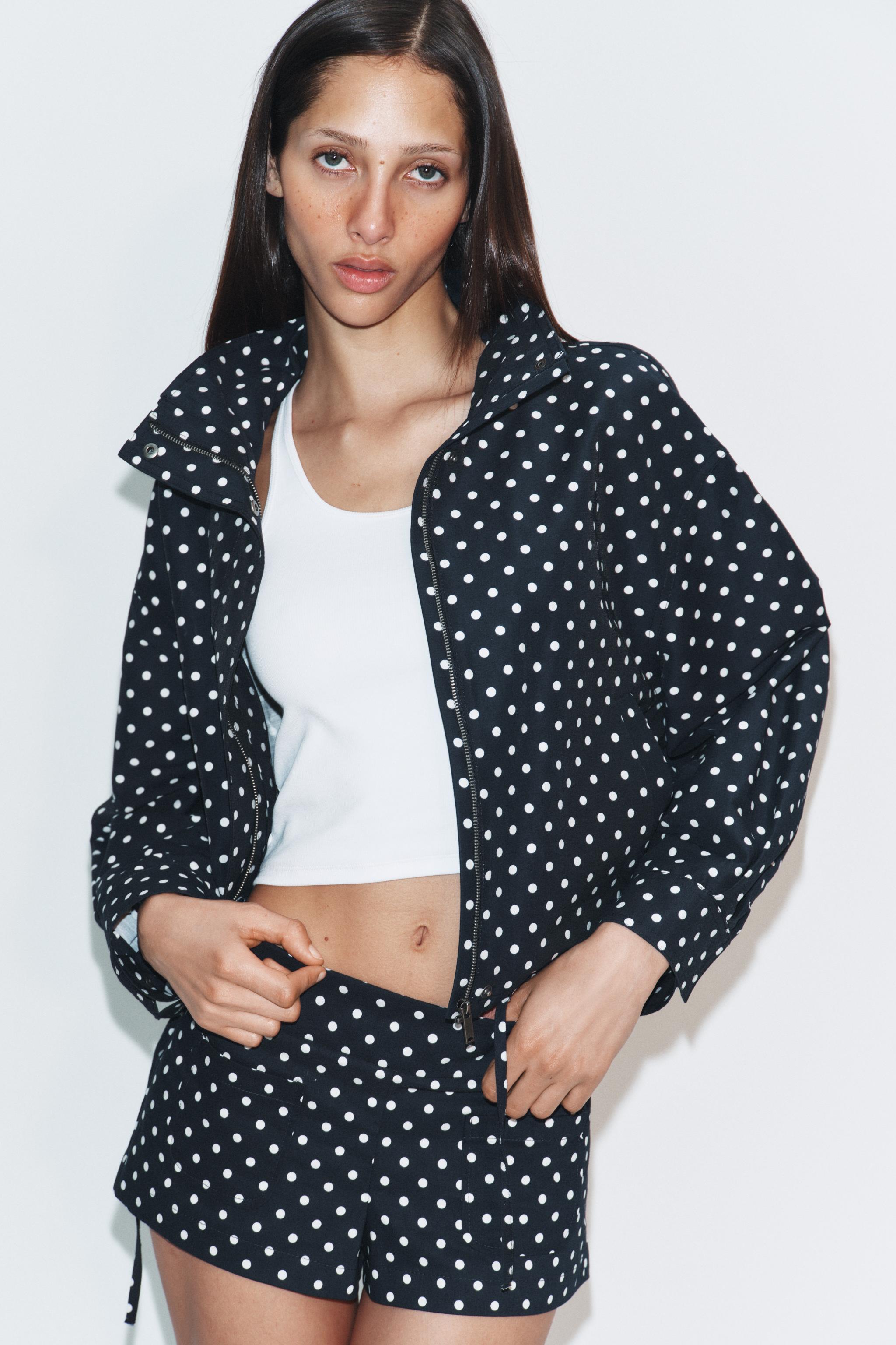 SHORT MINI À POIS