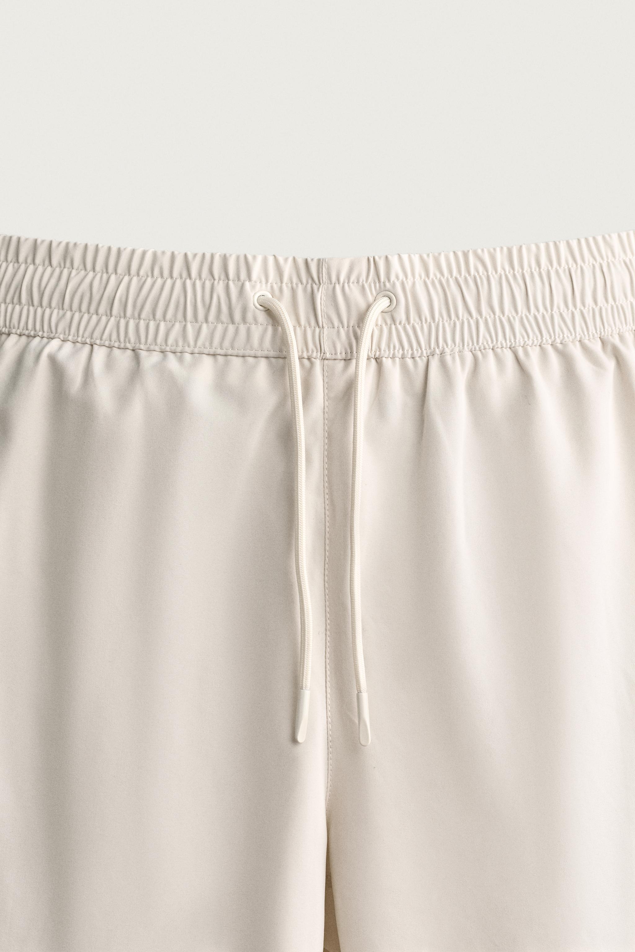 Zara Uzun Soft Deniz Şortu görsel 8