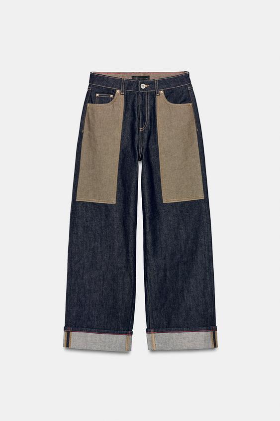 JEANS Z1975 COMBINADO TAILLE ALTO BAS VUELTA - Bleu de Zara - Image 2