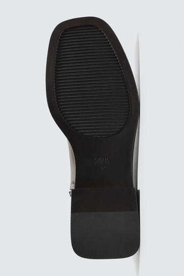 TOPSTITCHED BOOTS - Brown by Zara - Image 6