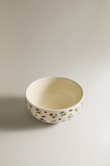 BOL EN GRÈS FLORAL ENFANT - Multicolore de Zara - Image 1