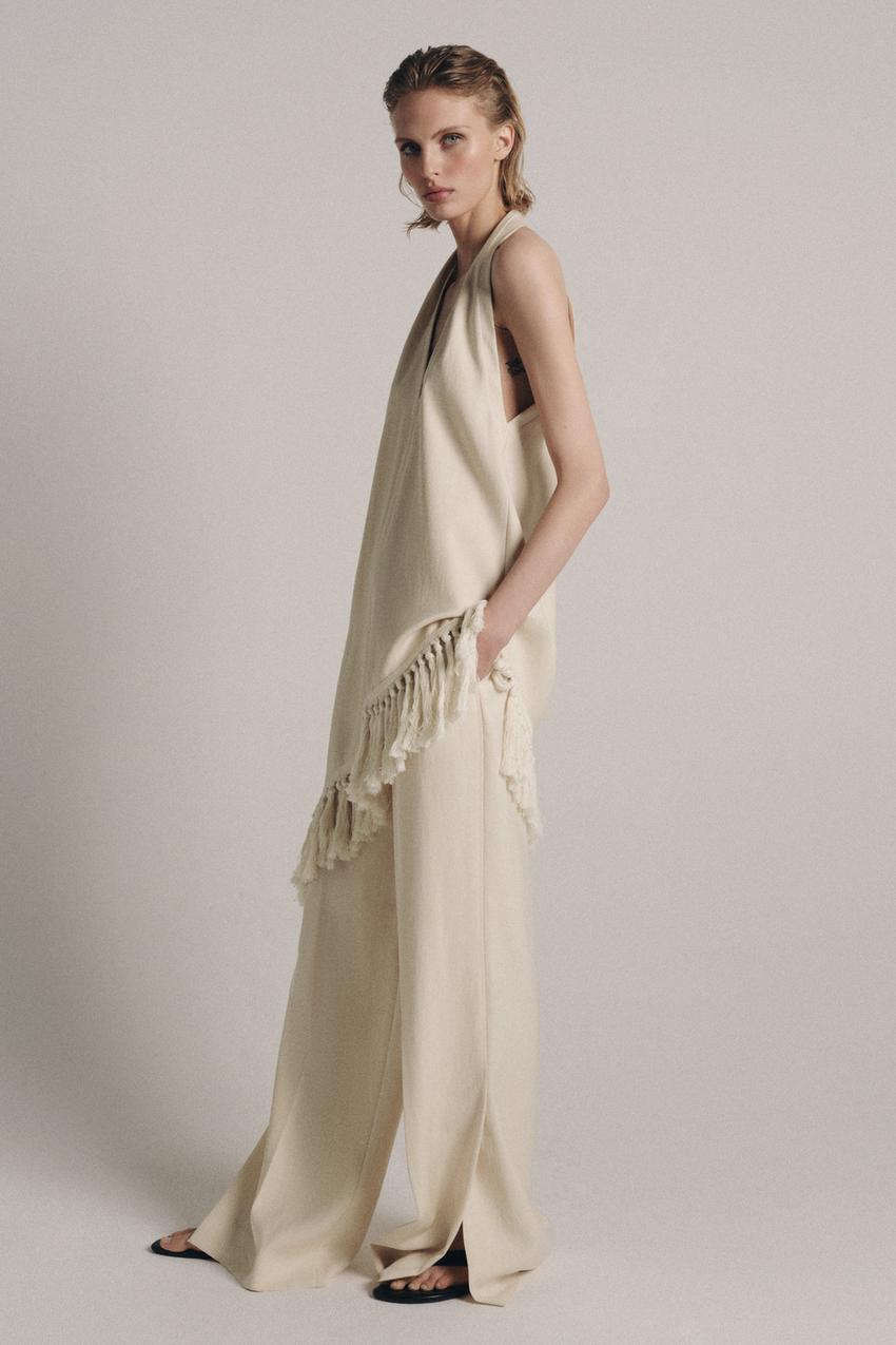tie backless halter dress Tie Backless Sequin Halter Dress 12