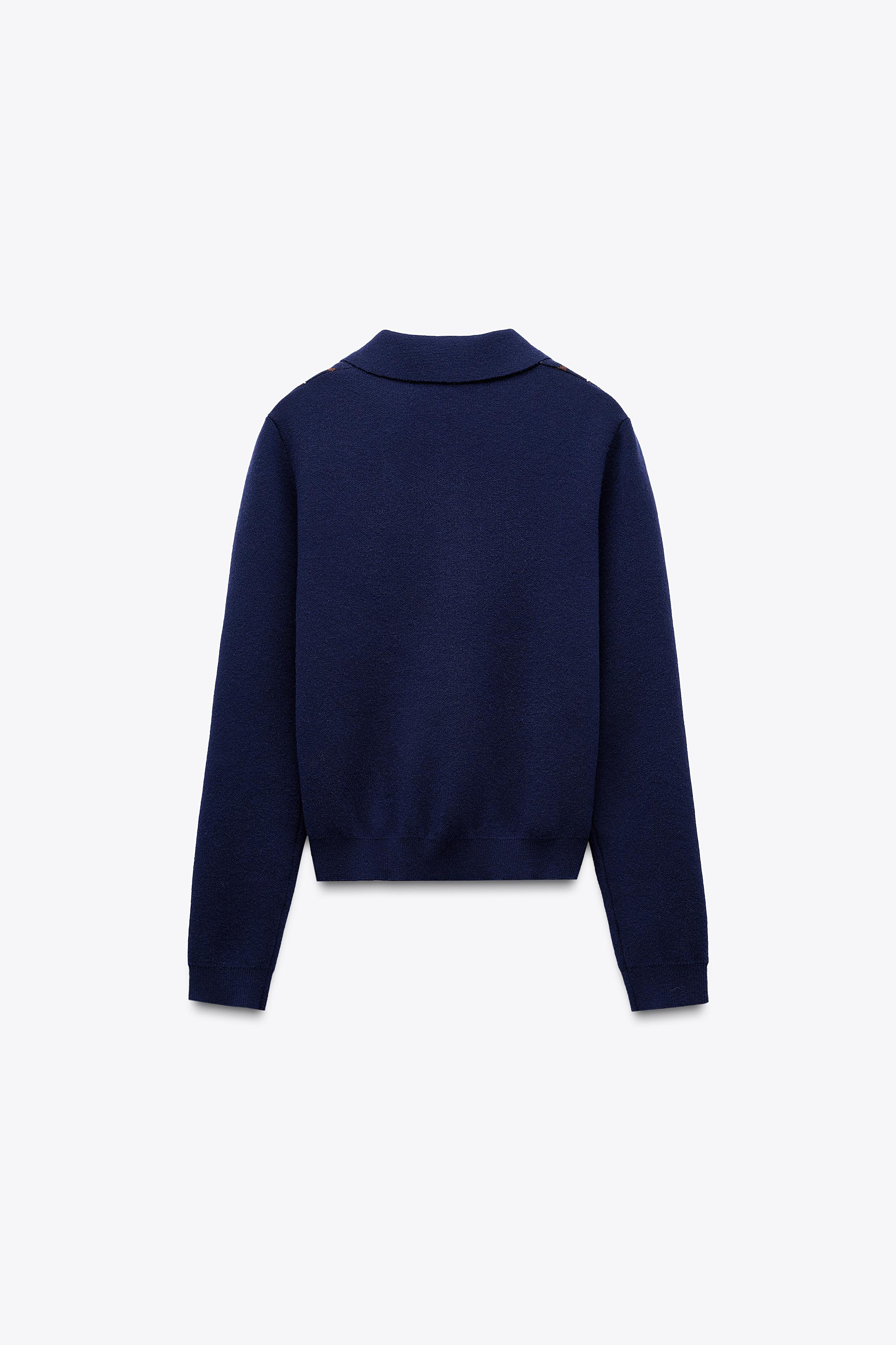 VISCOSE BLEND KNIT POLO SHIRT - Anthracite grey | ZARA
