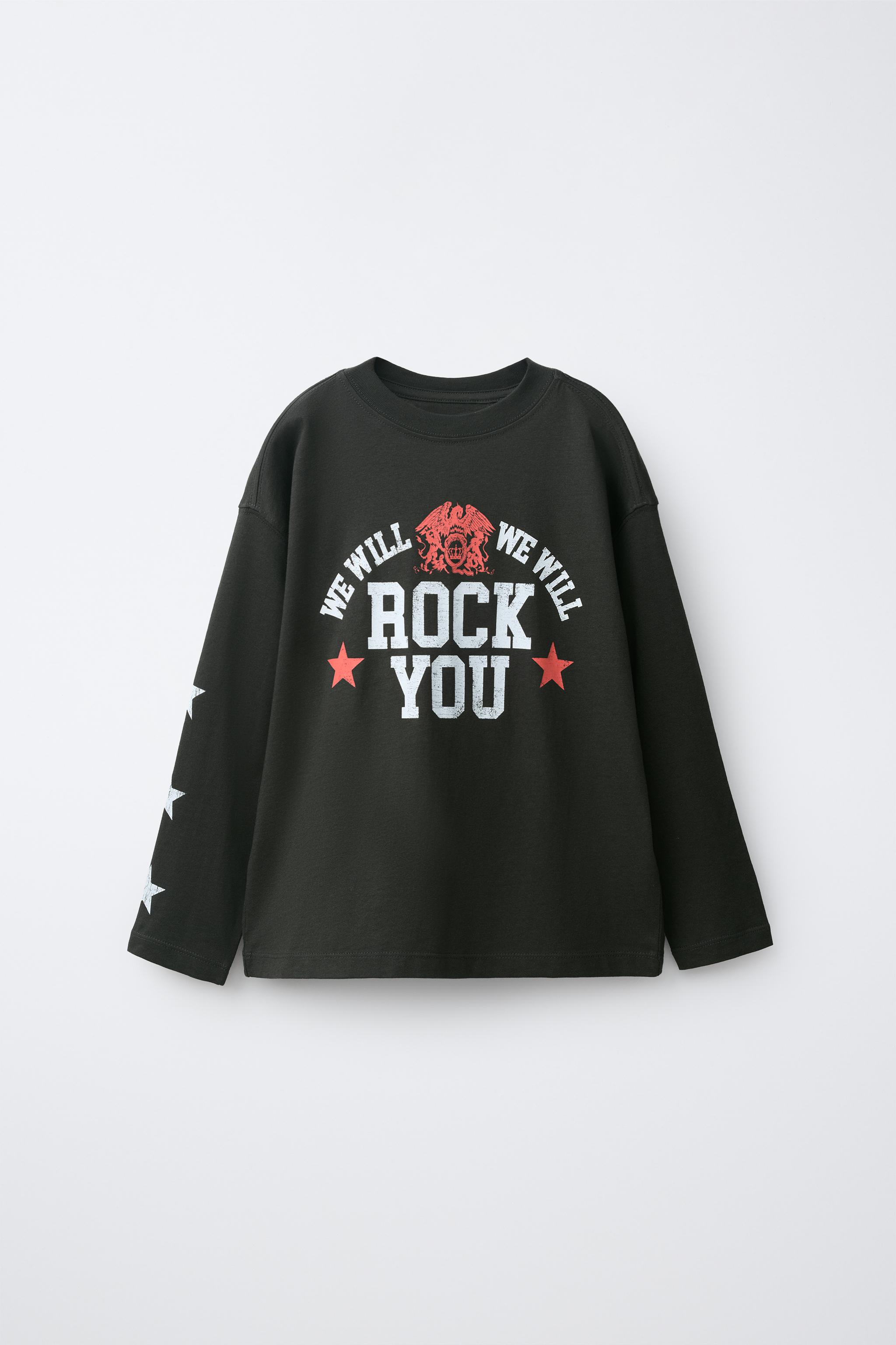 QUEEN グラフィックTシャツ QUEEN ©™ PRINT T-SHIRT - Dark anthracite | ZARA United States