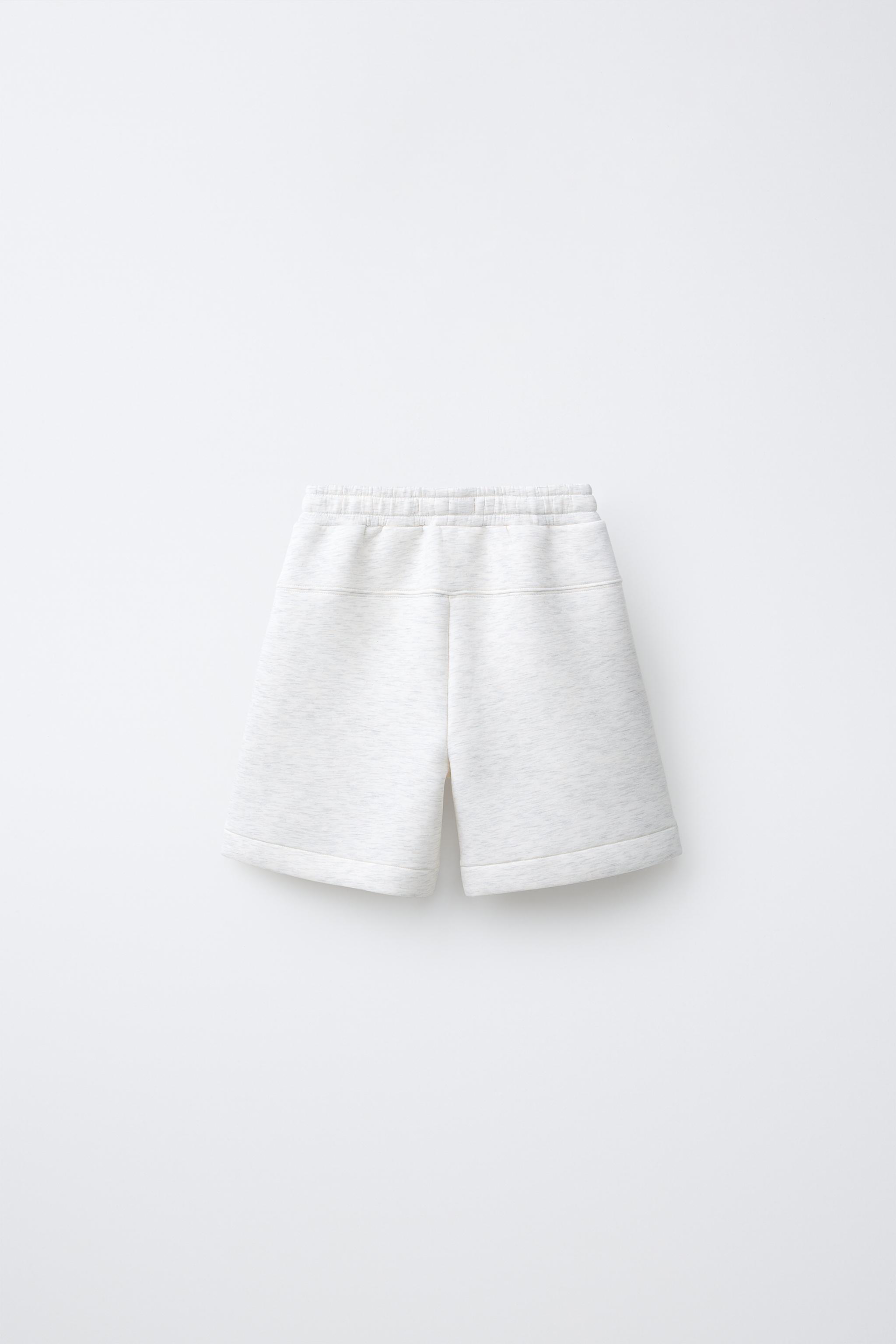 NEOPRENE SPORTY LOGO SHORTS