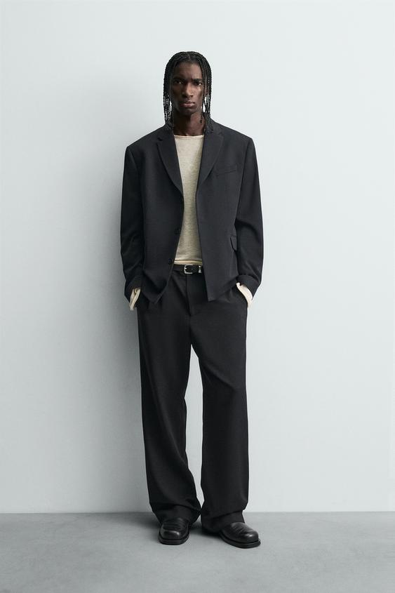 WOOL SUIT PANTS