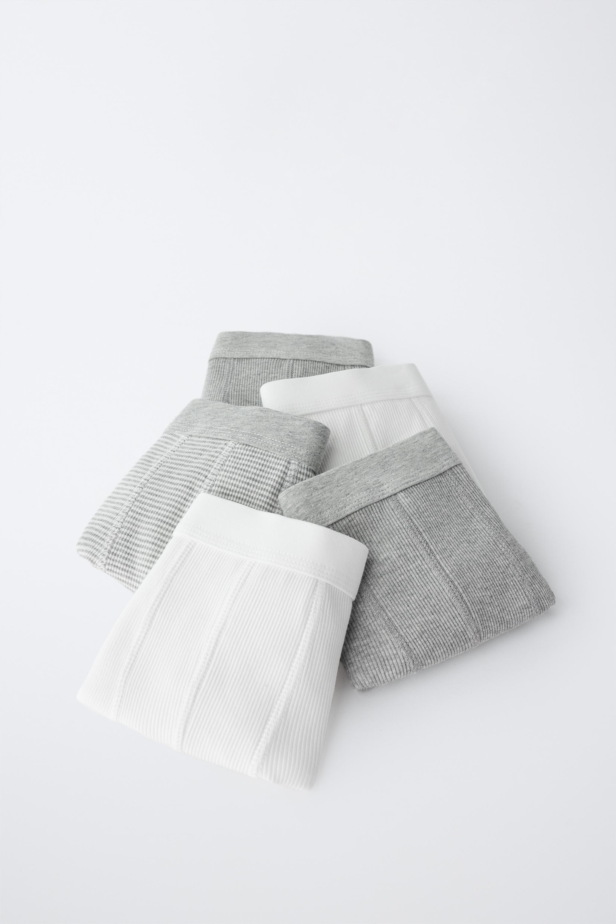 6-14 ANS / LOT DE CINQ BOXERS RIB
