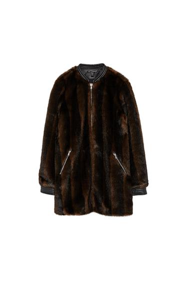 FAUX FUR COAT
