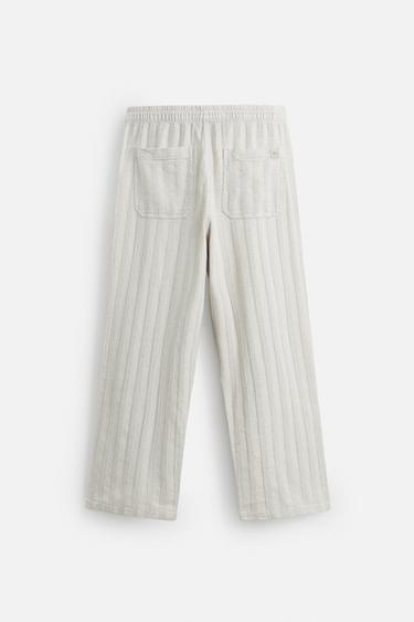 PANTALON COUPE DÉCONTRACTÉE JACQUARD - Iceberg de Zara - Image 7