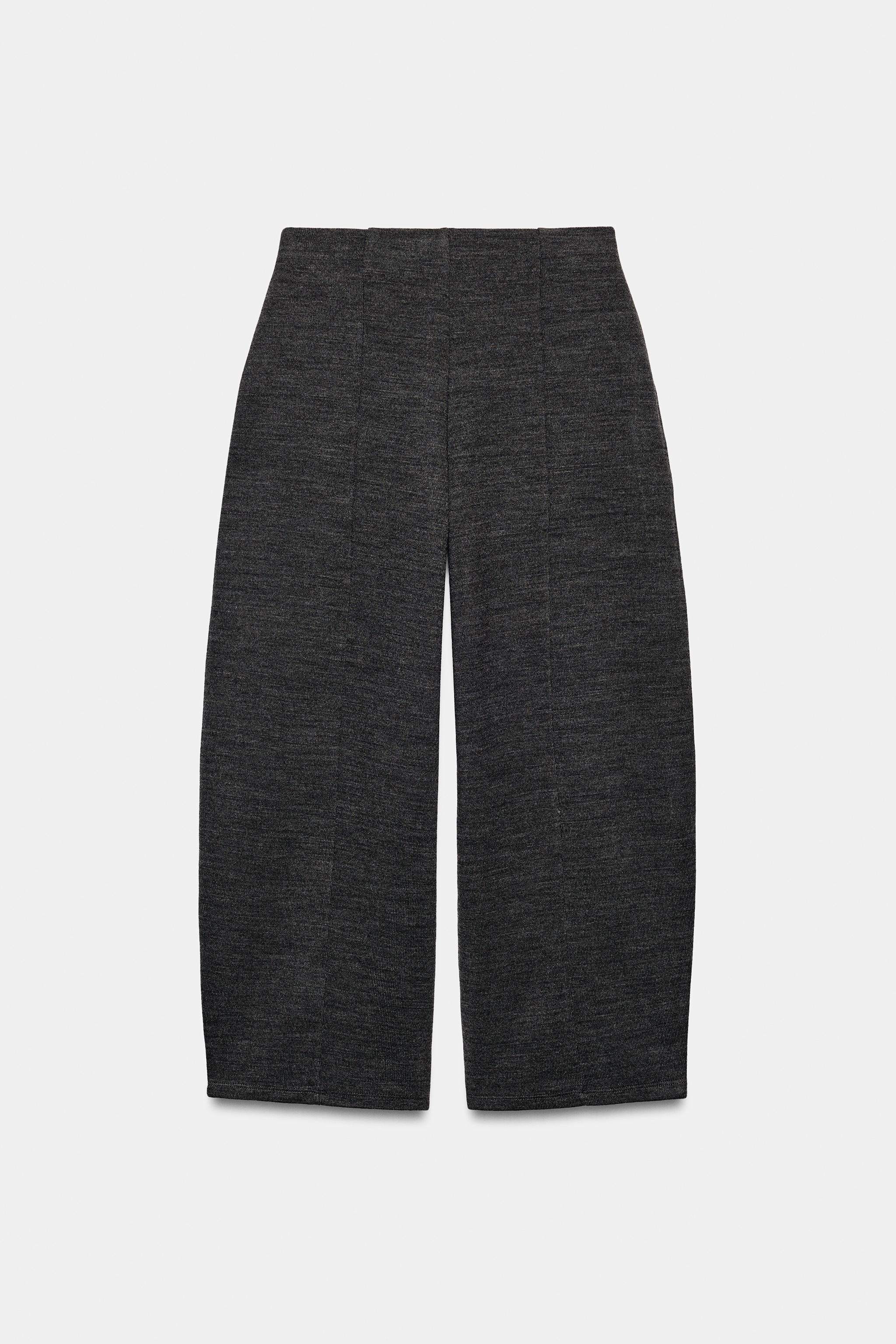 SOFT BARREL-LEG PANTS