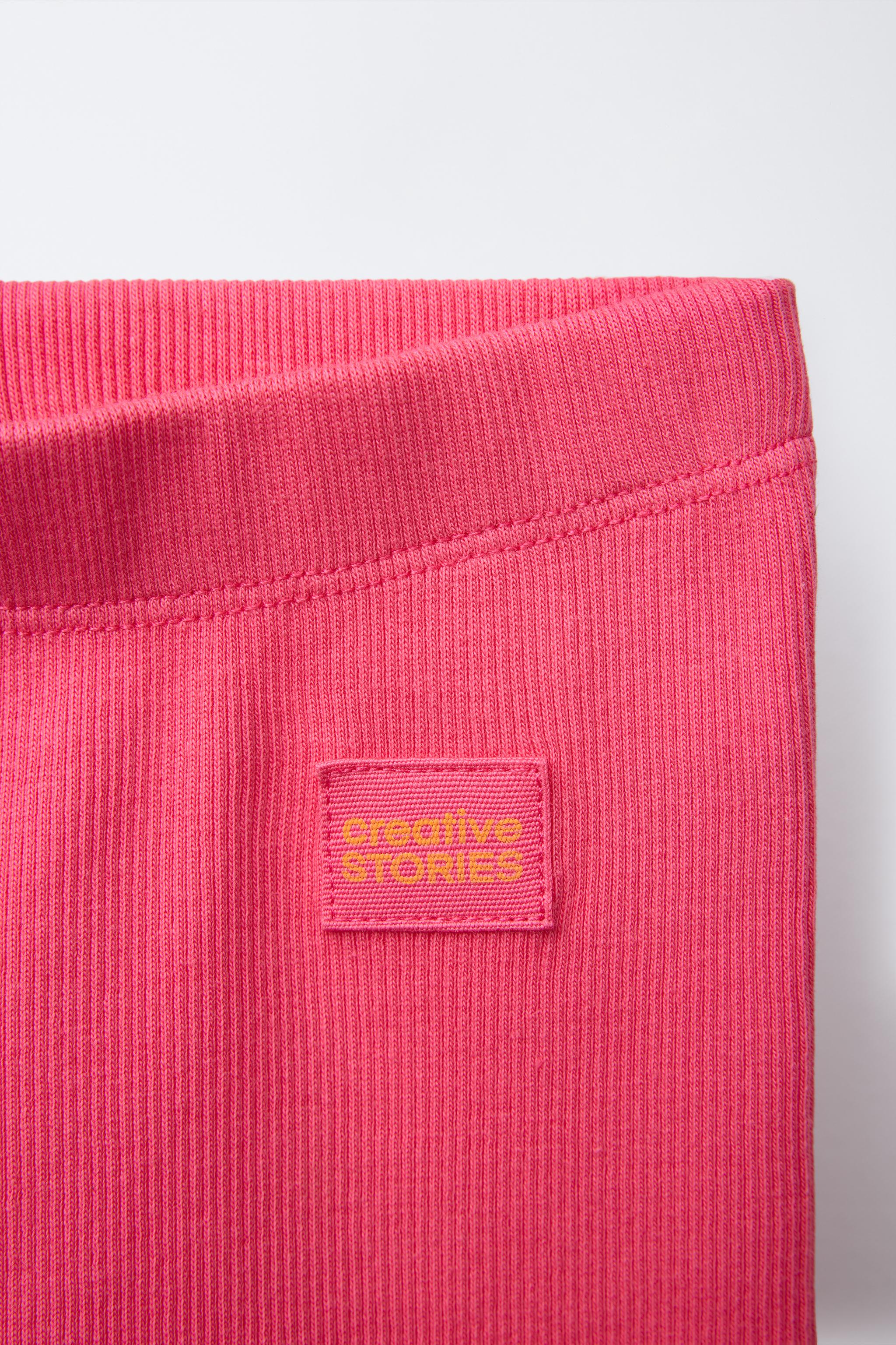 RIB-KNIT BIKE SHORTS