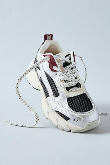 SPORTY MESH TRAINERS - Multicoloured by Zara