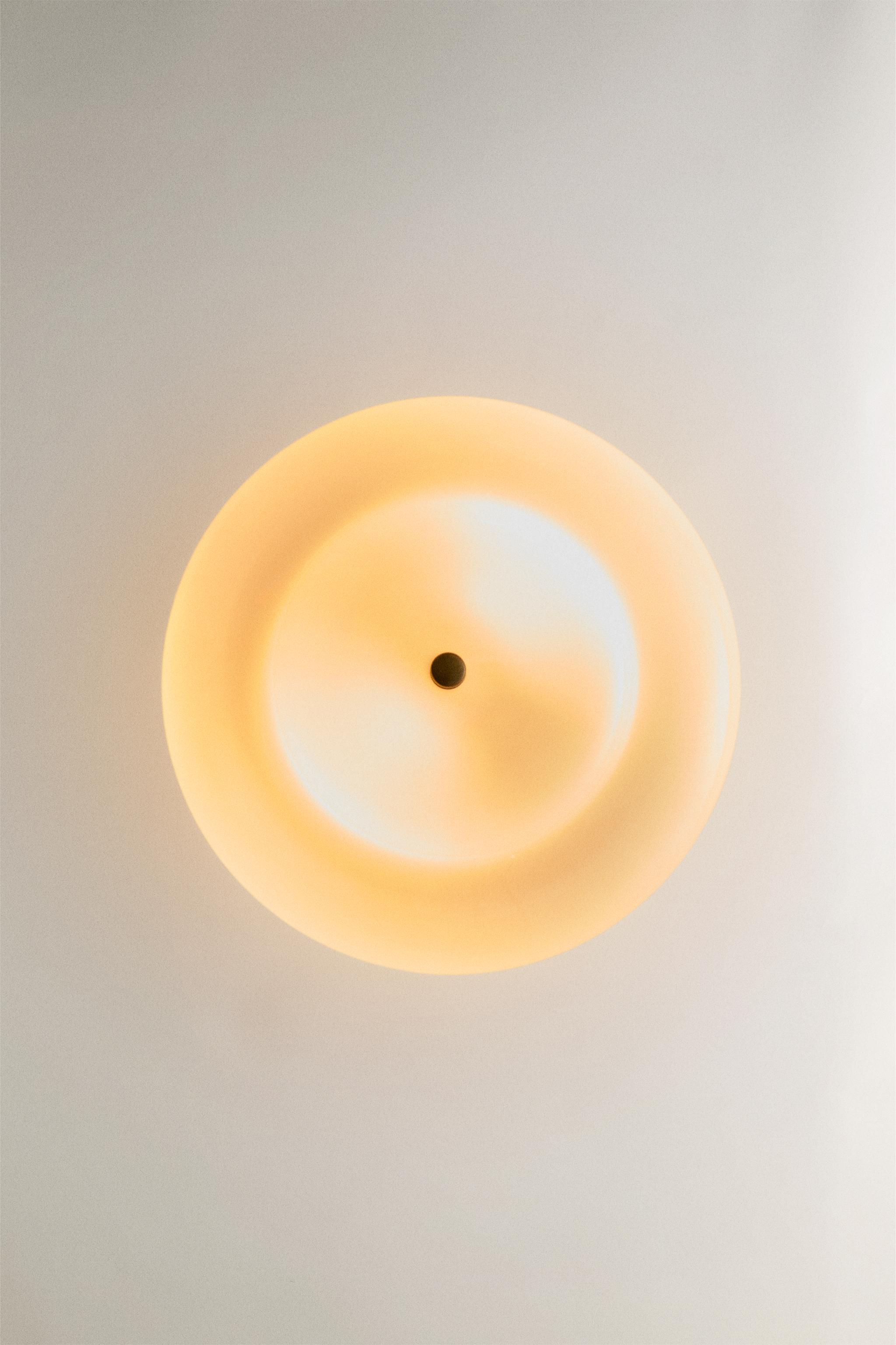 LAMP | GLASS WALL SCONCE — Vanilla