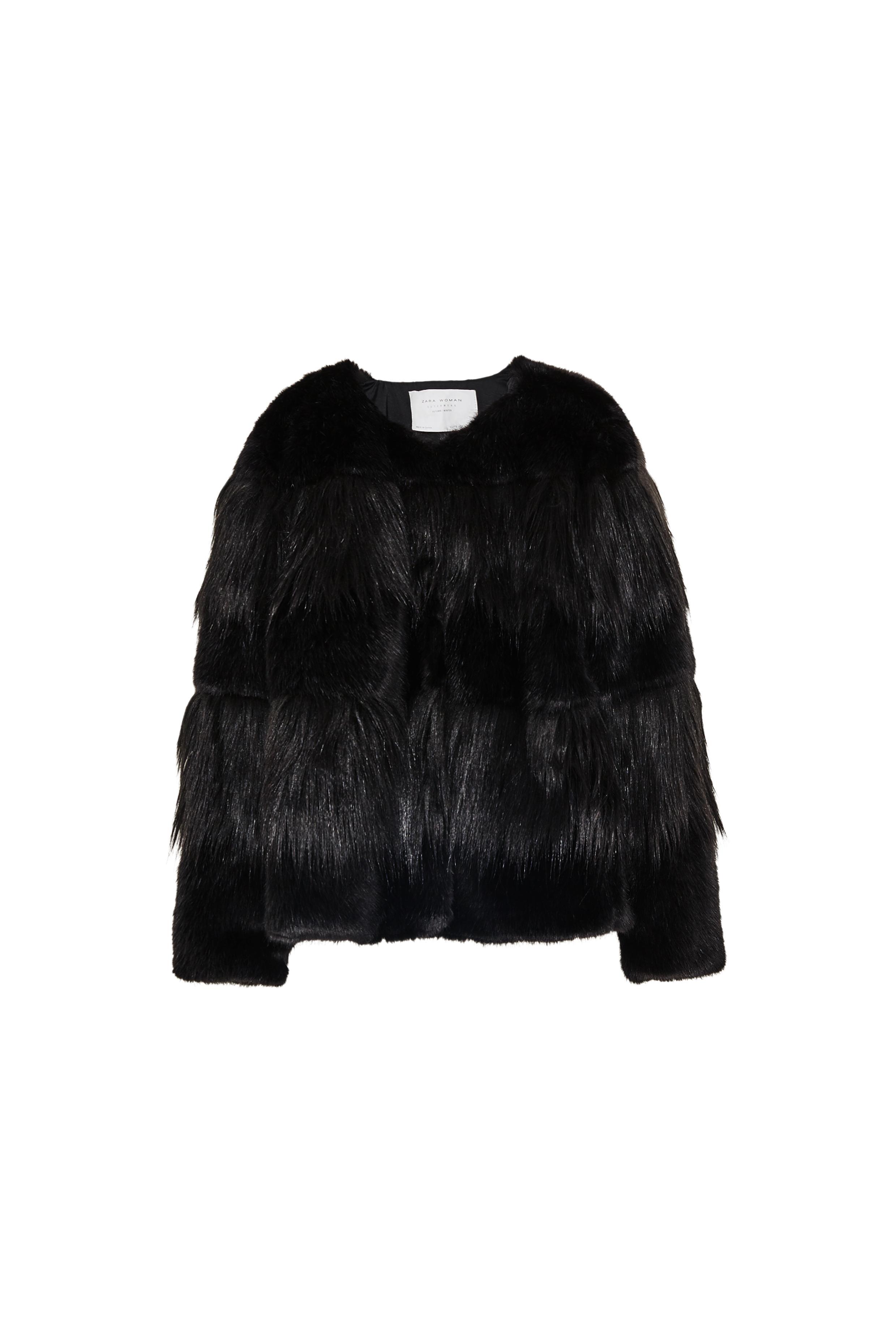 CONTRASTING TEXTURED JACKET SECOND HAND | Zara Preowned