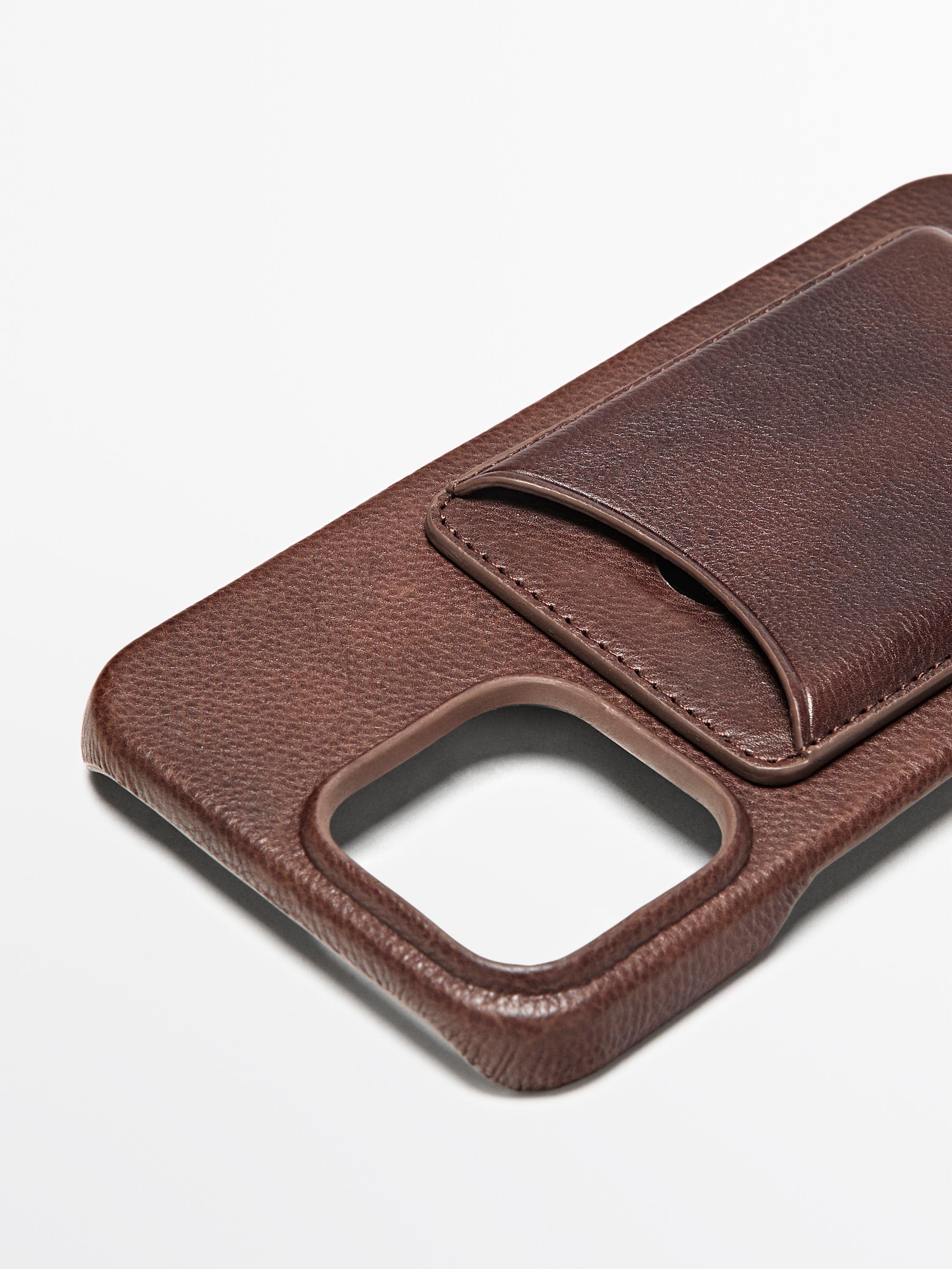 Nappa leather iPhone 16 Pro Max case