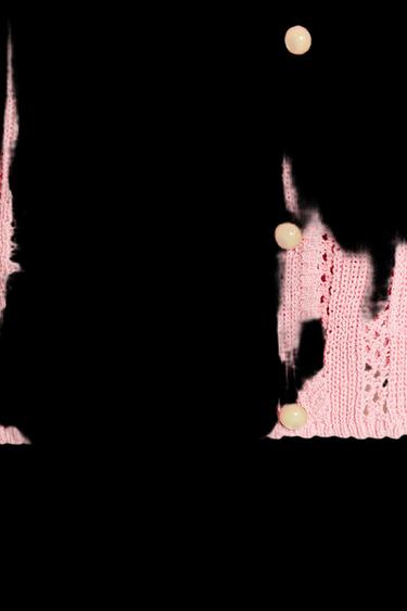 POINTELLE-STRICKJACKE - Rosa von Zara