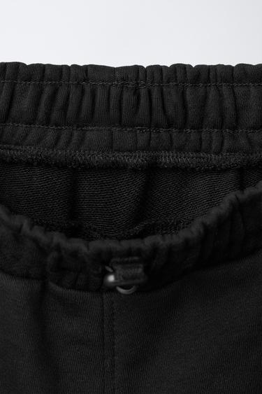 COMBINED JOGGER TROUSERS - Black by Zara - Image 3