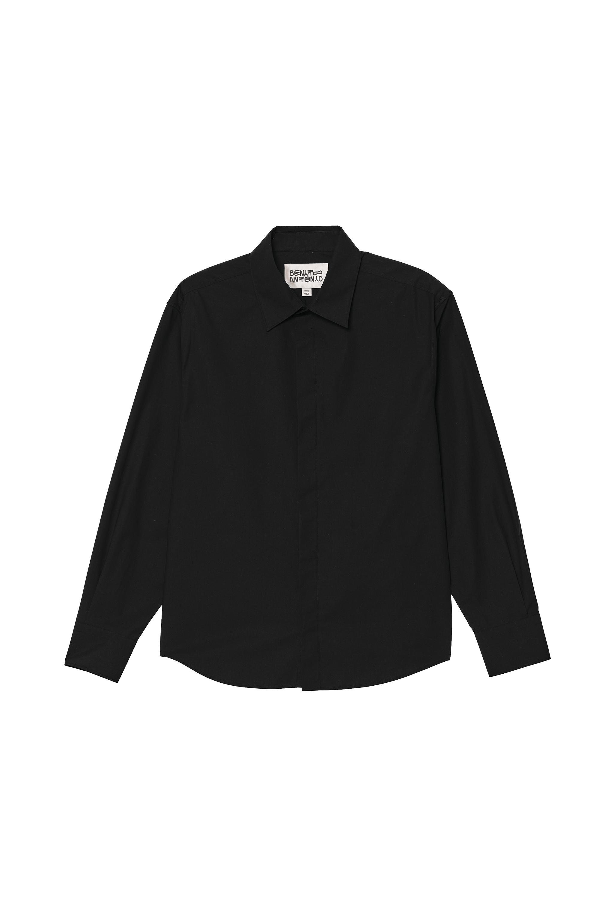 Мужские рубашки Zara RELAXED FIT COTTON POPLIN SHIRT — фото 3