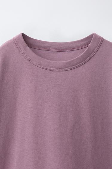 T-SHIRT AND BERMUDA SHORTS SET - Burgundy by Zara - Image 2