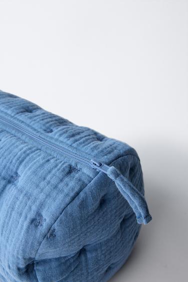 TEXTURED TOILETRY BAG - Blue by Zara - Image 2