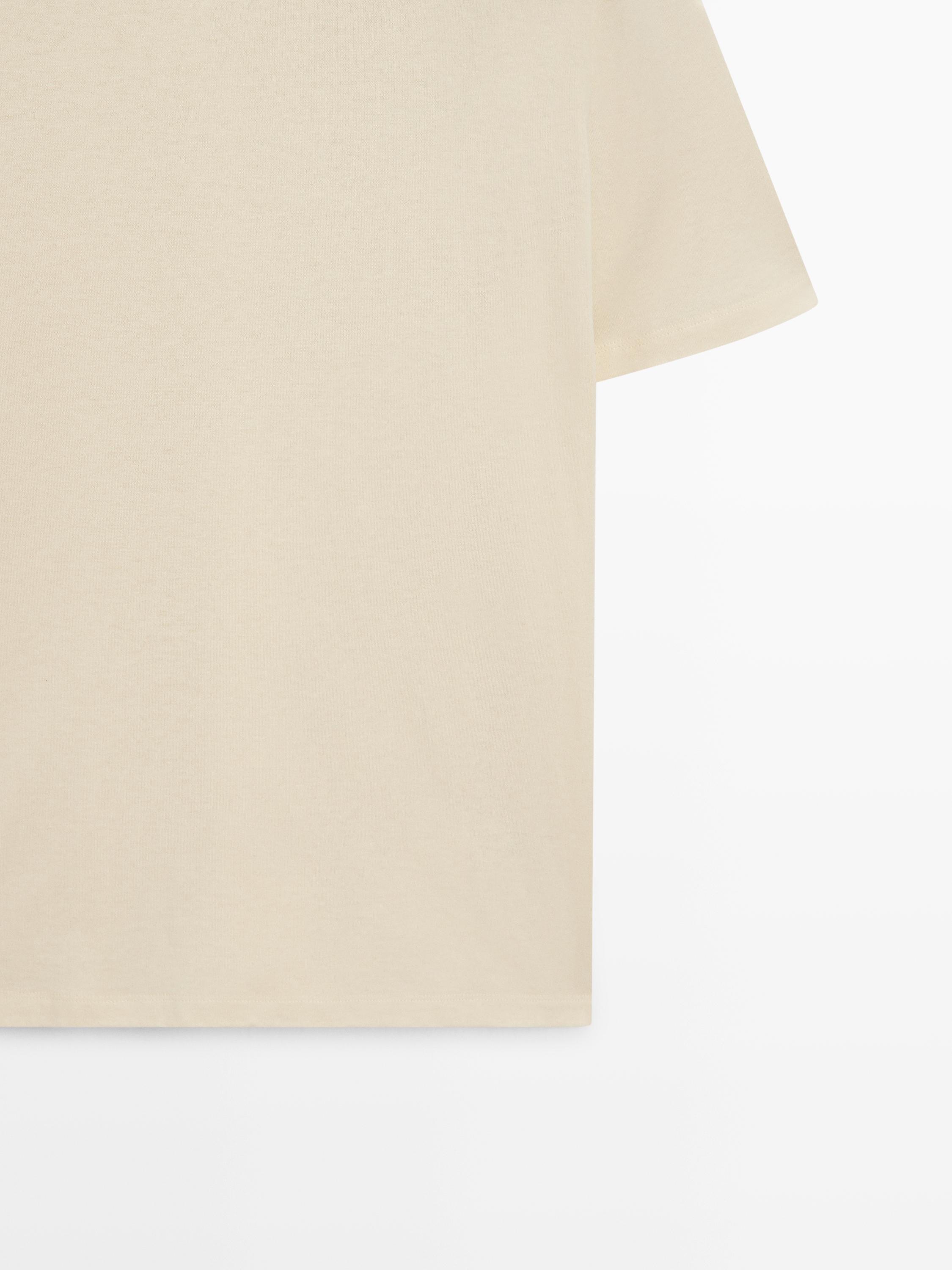 T-shirt à manches courtes en coton mélangé