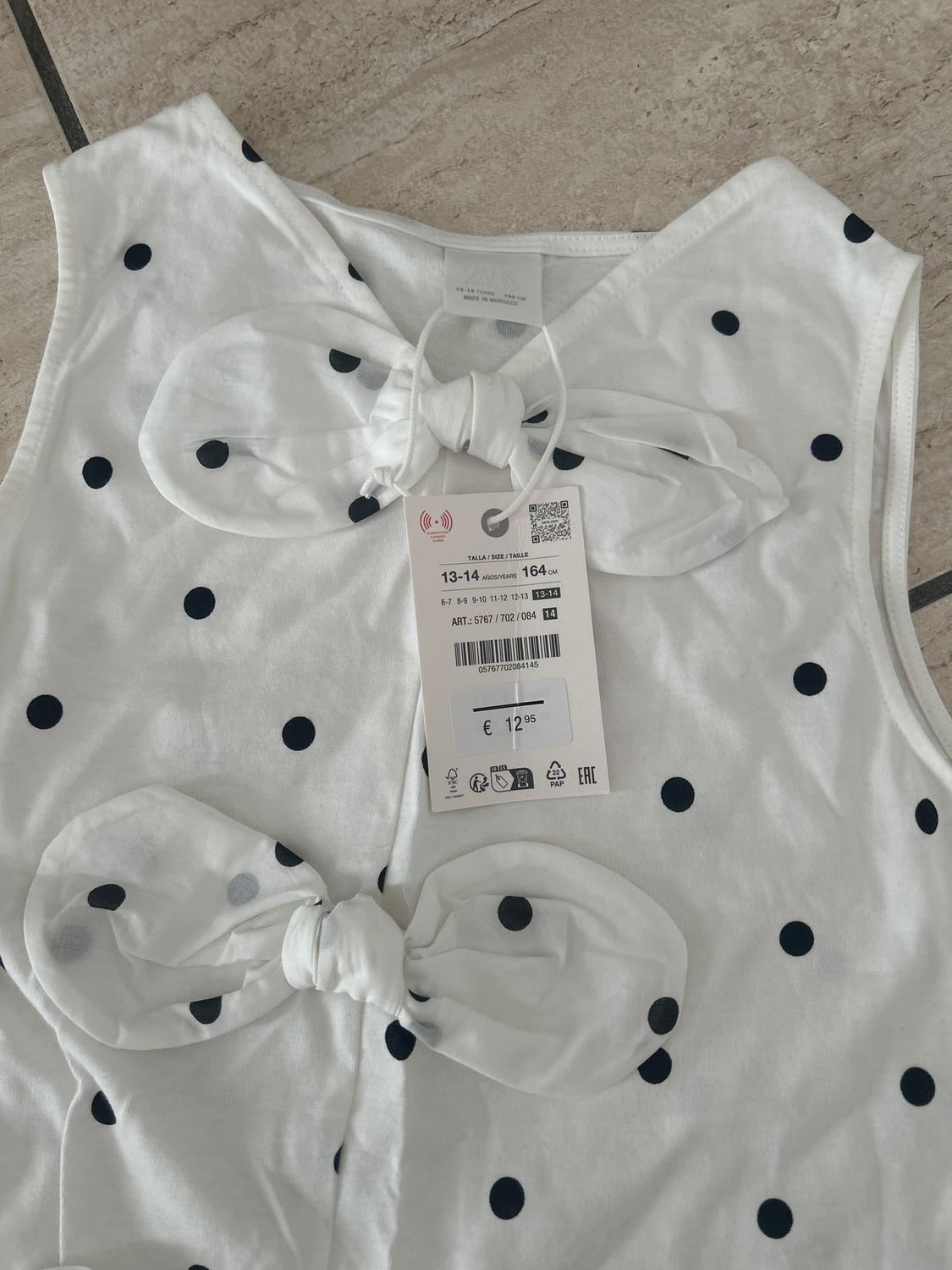 CONTRAST T-SHIRT WITH BOWS - Image 2