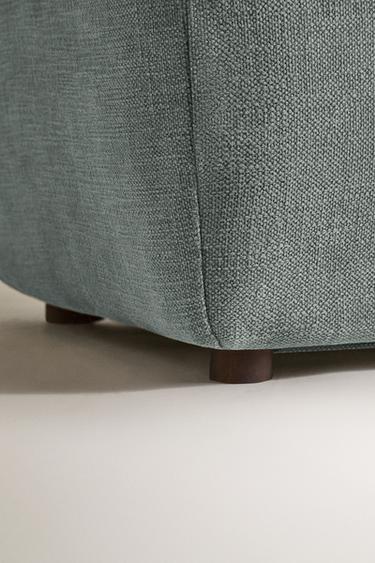COTTON FOOTREST - Duck blue by Zara - Image 2