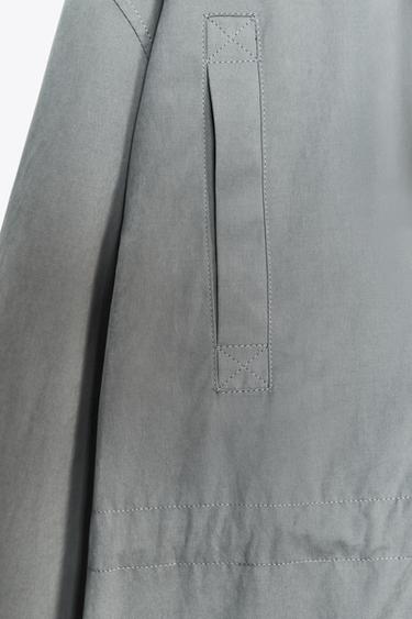 HOODED JACKET - Mid-grey by Zara - Image 8
