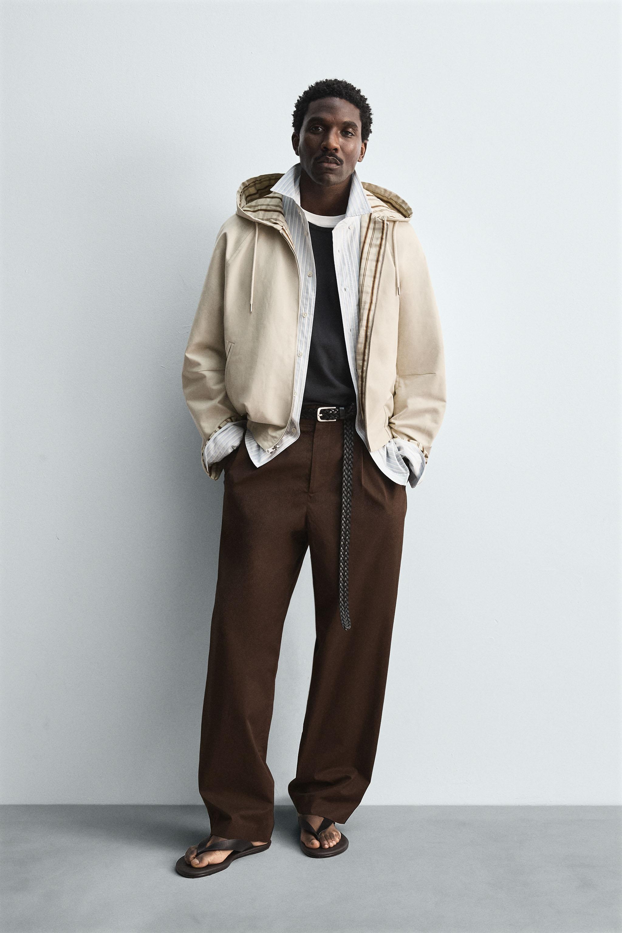 リバーシブルチェック柄ジャケット - アイス グレー | ZARA