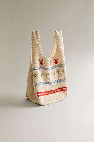 SAC ENFANT CROCHET - Beige clair de Zara - Image 1