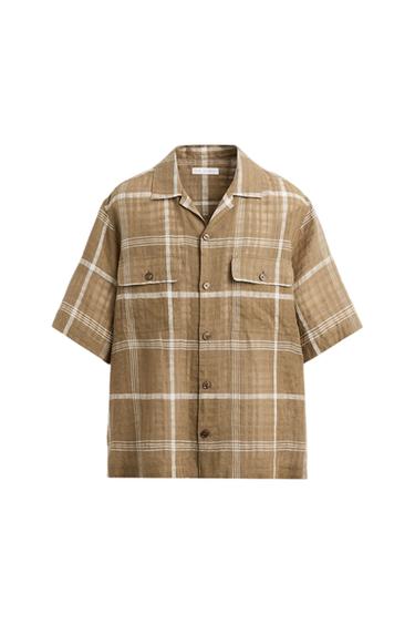 CAMISA LINO - ALGODÓN CUADROS