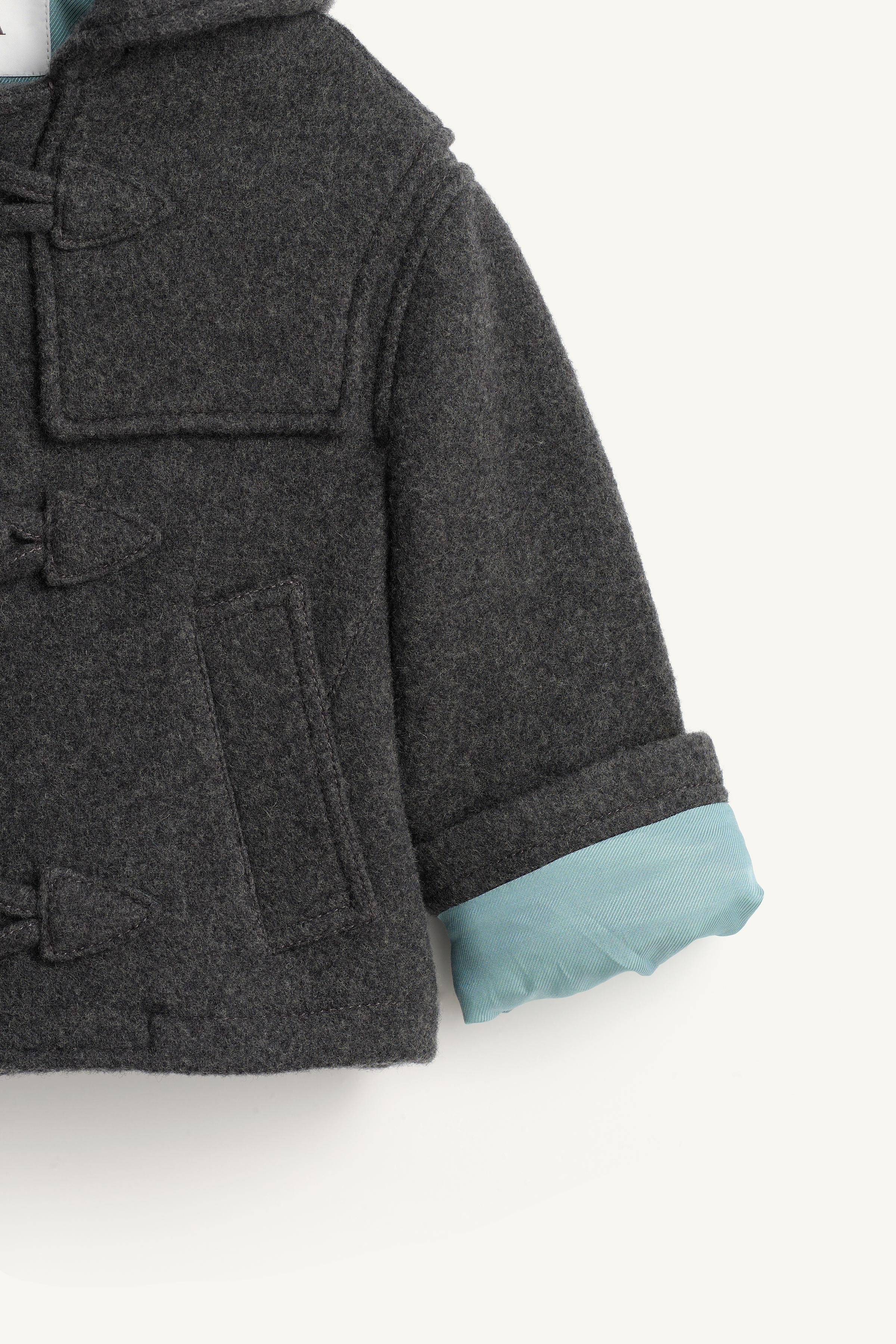 MANTEAU DUFFLE-COAT À BRANDEBOURGS AVEC LAINE ÉDITION LIMITÉE
