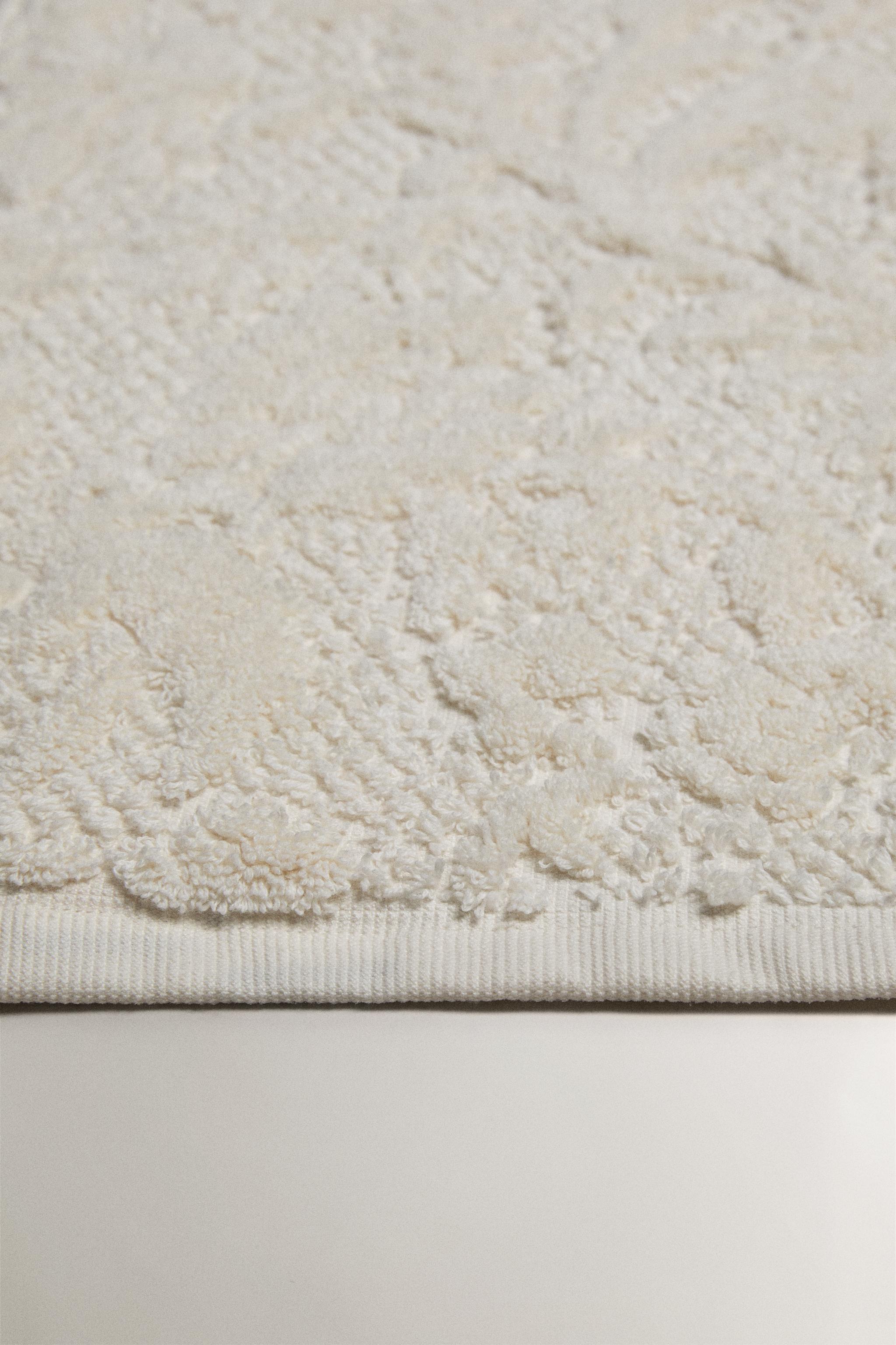 TAPIS DE BAIN JACQUARD FLEURS
