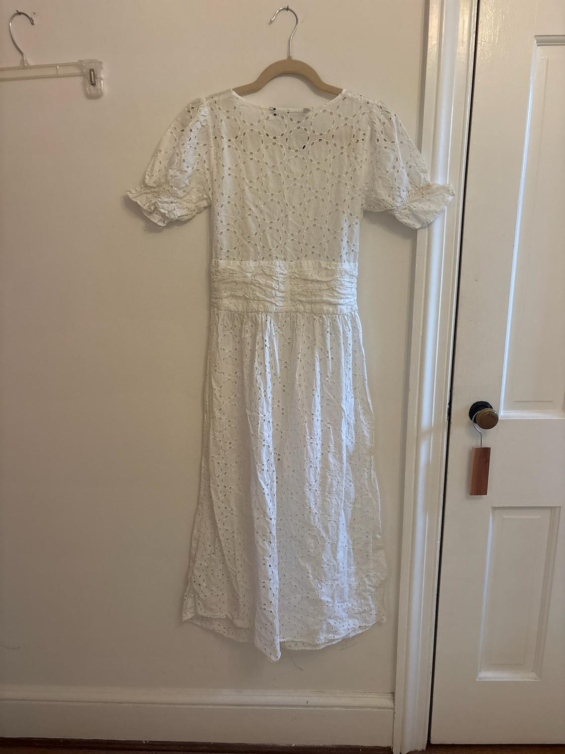 OPENWORK EMBROIDERY DRESS - Image 2
