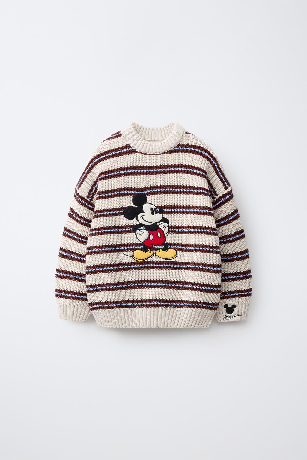 MICKEY MOUSE © DISNEY STRIPED KNIT JUMPER