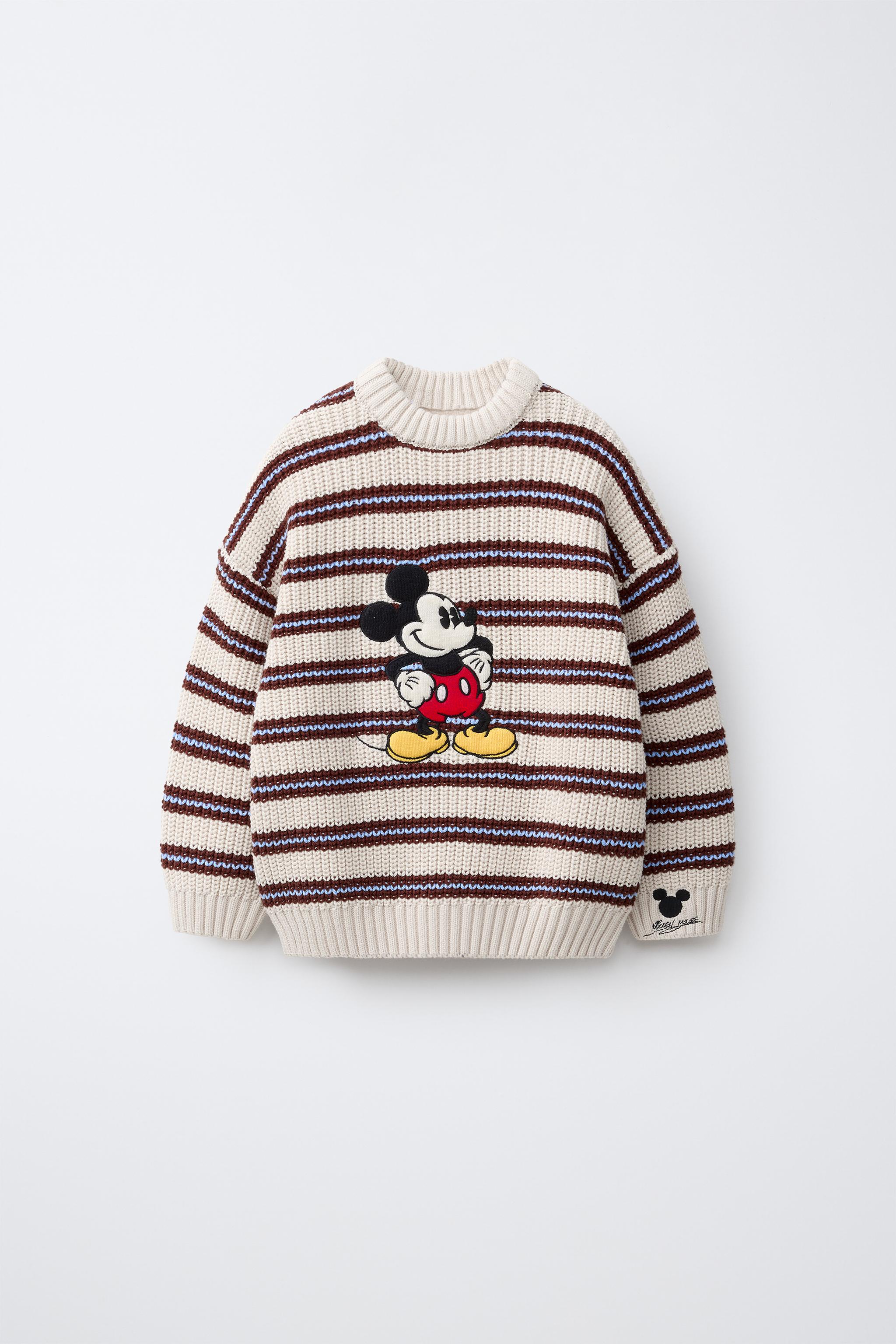 PULL EN MAILLE À RAYURES MICKEY MOUSE © DISNEY