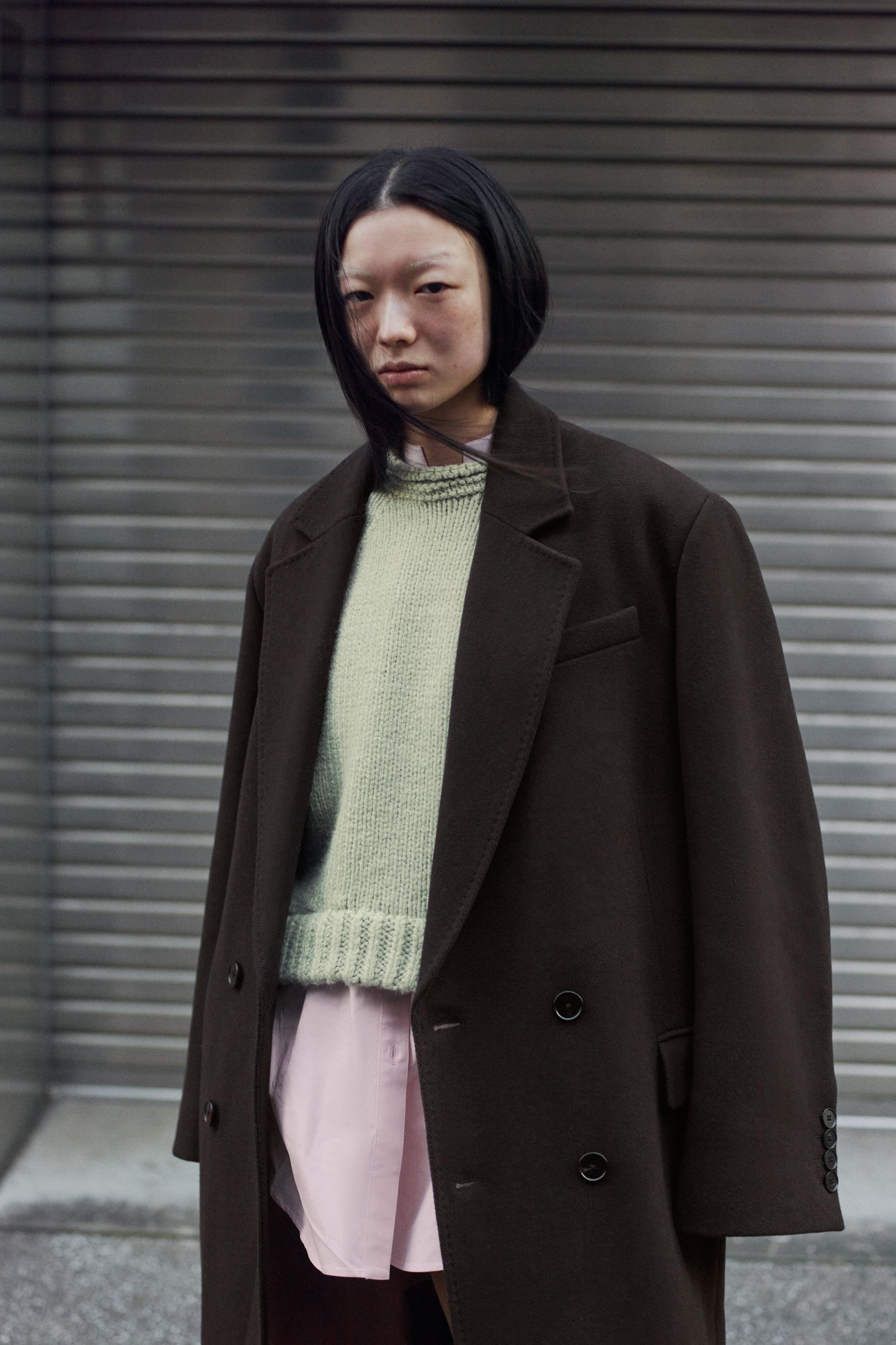 ZW COLLECTION アシンメトリー ポプリンシャツ - ピンク | ZARA Japan 