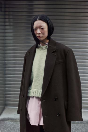 ポプリン(生地)アシンメトリーシャツ ZW COLLECTIONピンクZaraのポプリン(生地)アシンメトリーシャツ ZW COLLECTION - ピンク