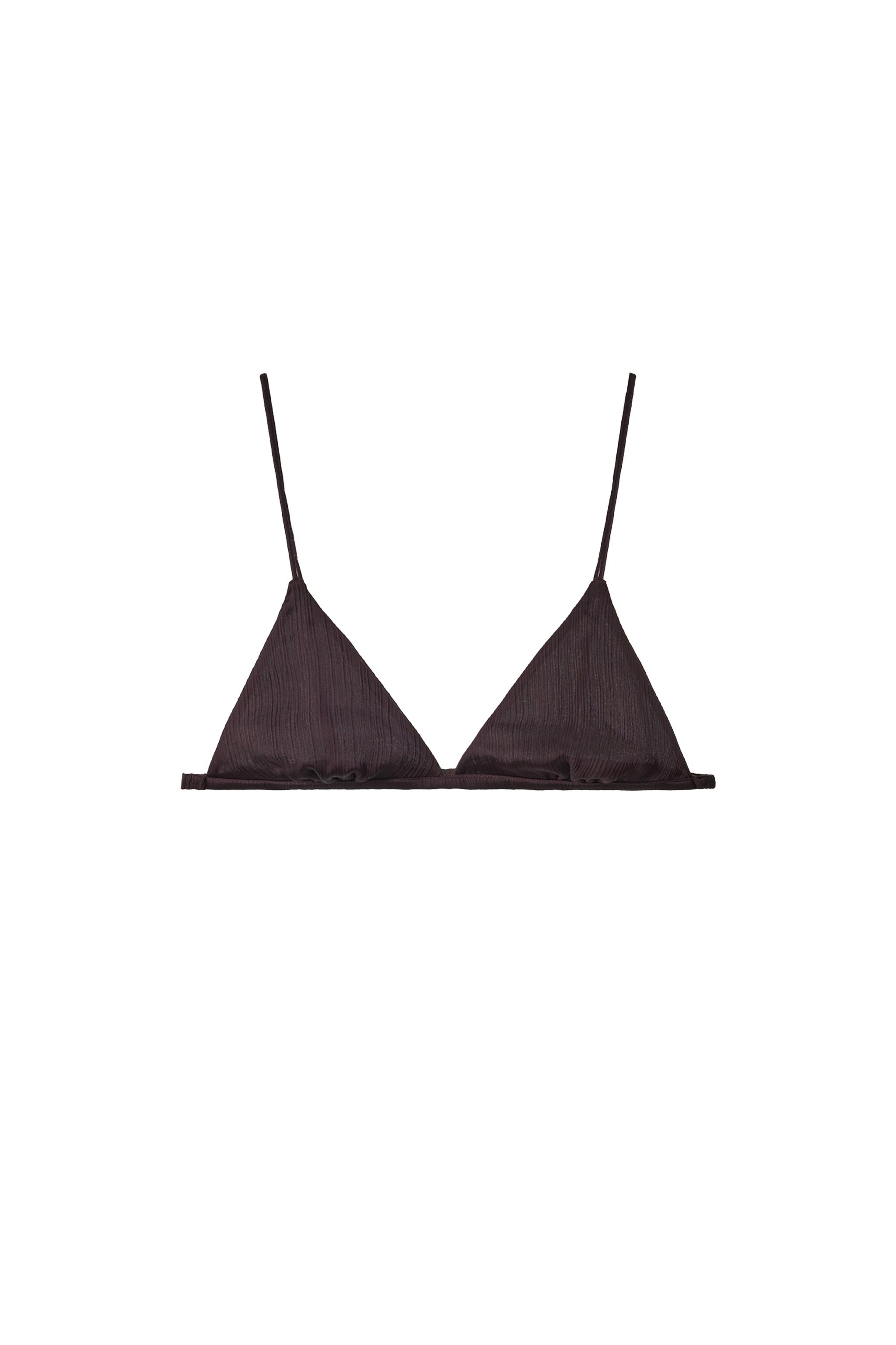 TEXTURED TRIANGLE BRA