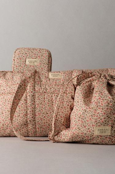 FLORAL BOWLING BAG - Pink by Zara