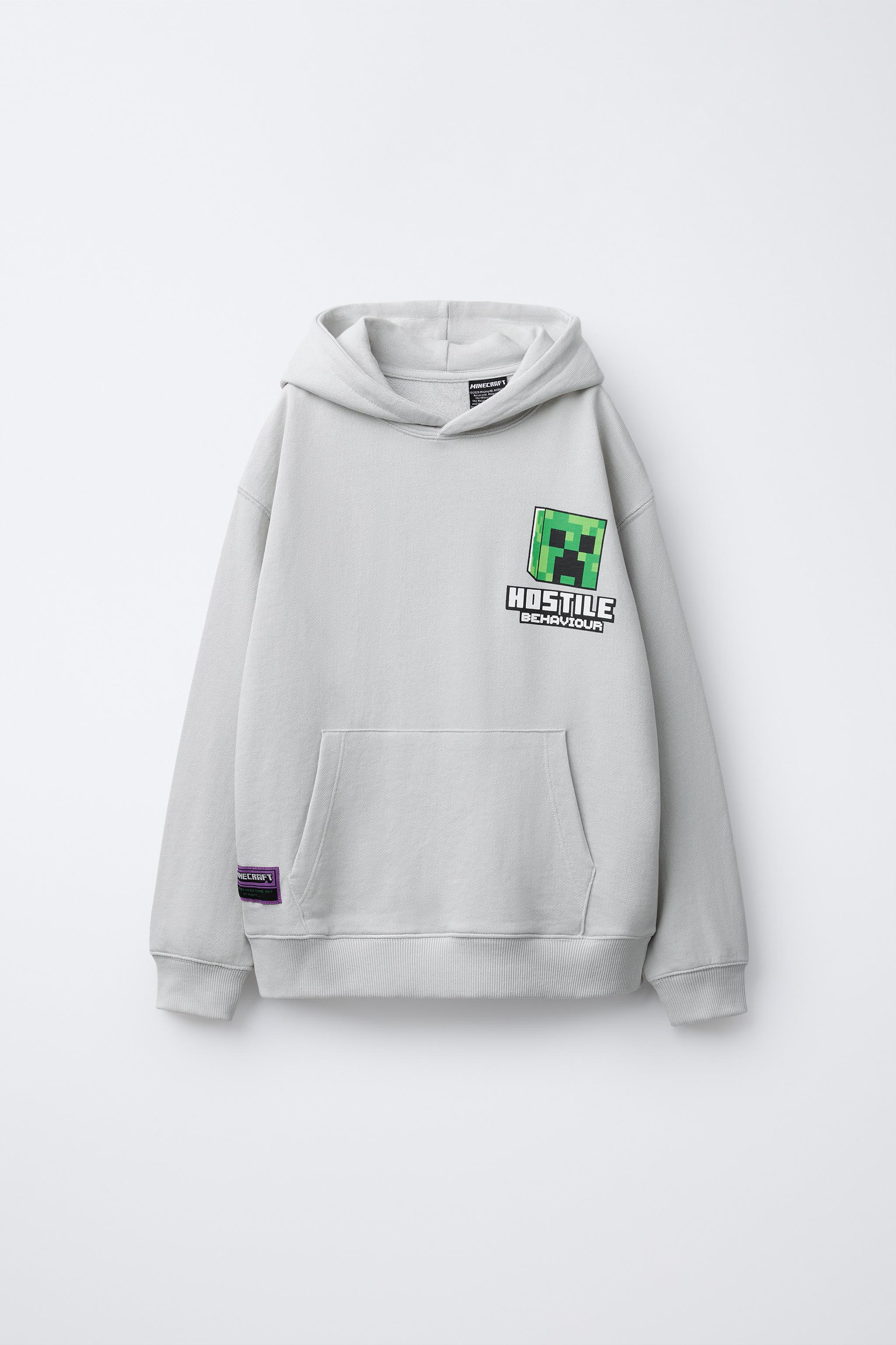 ✨MIKINA✨ MINECRAFT © MOJANG AB. ™ HOODIE - Ice | ZARA South Africa