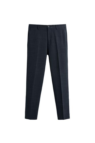 PANTALÓN TRAJE ESTRUCTURA - Azul / Índigo de Zara