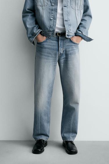 RELAXED FIT JEANS - Light blue by Zara - Image 2