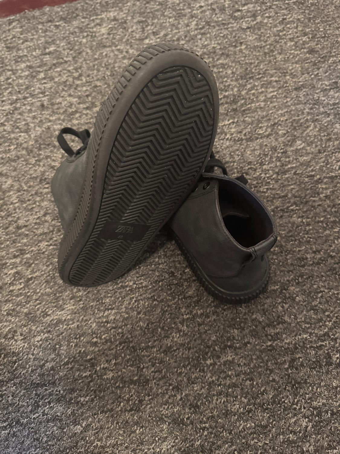 TEXTURED HIGH-TOP SNEAKERS - Image 6