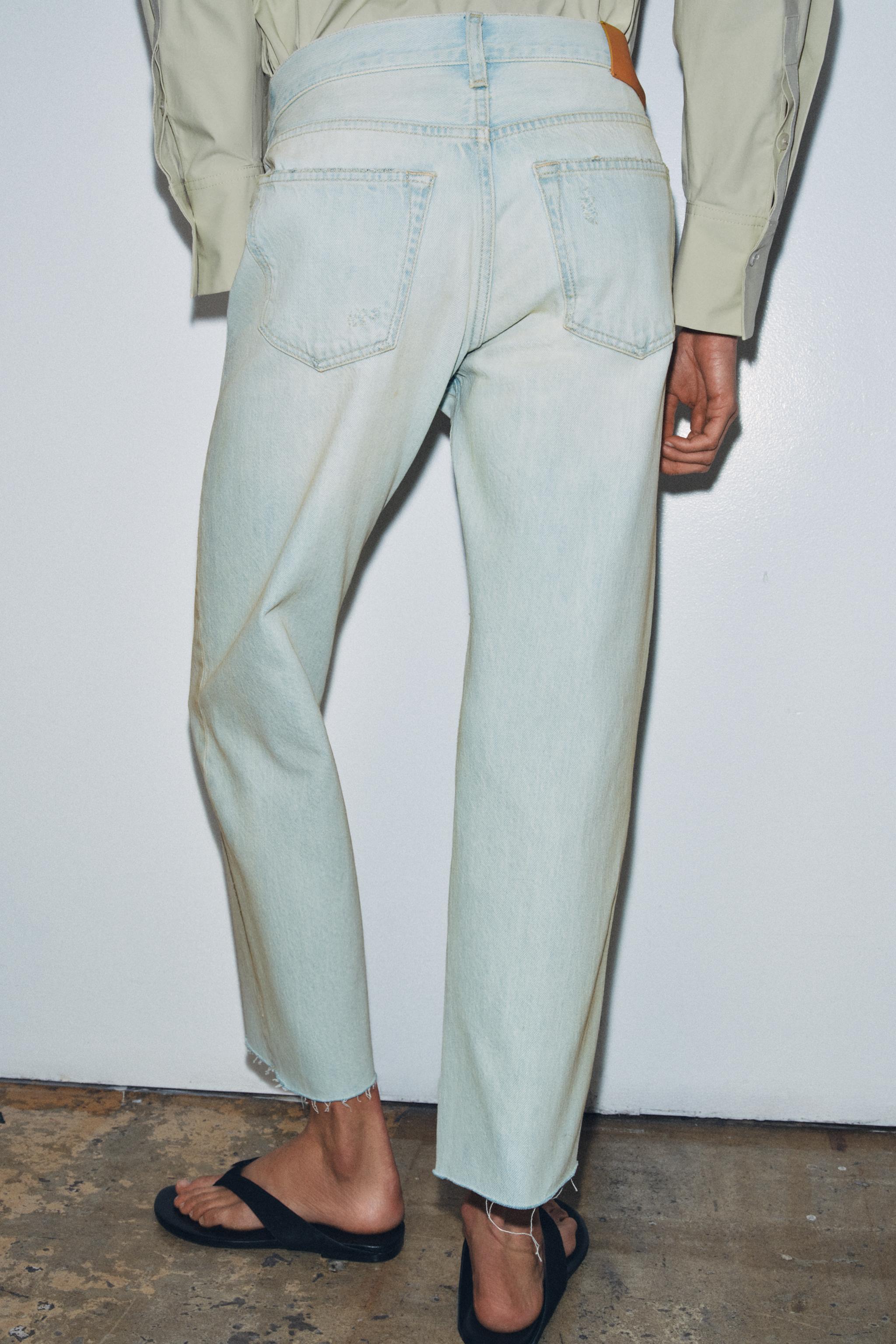 ZW COLLECTION DISTRESSED ORTA BEL STRAIGHT JEAN - Görsel 3