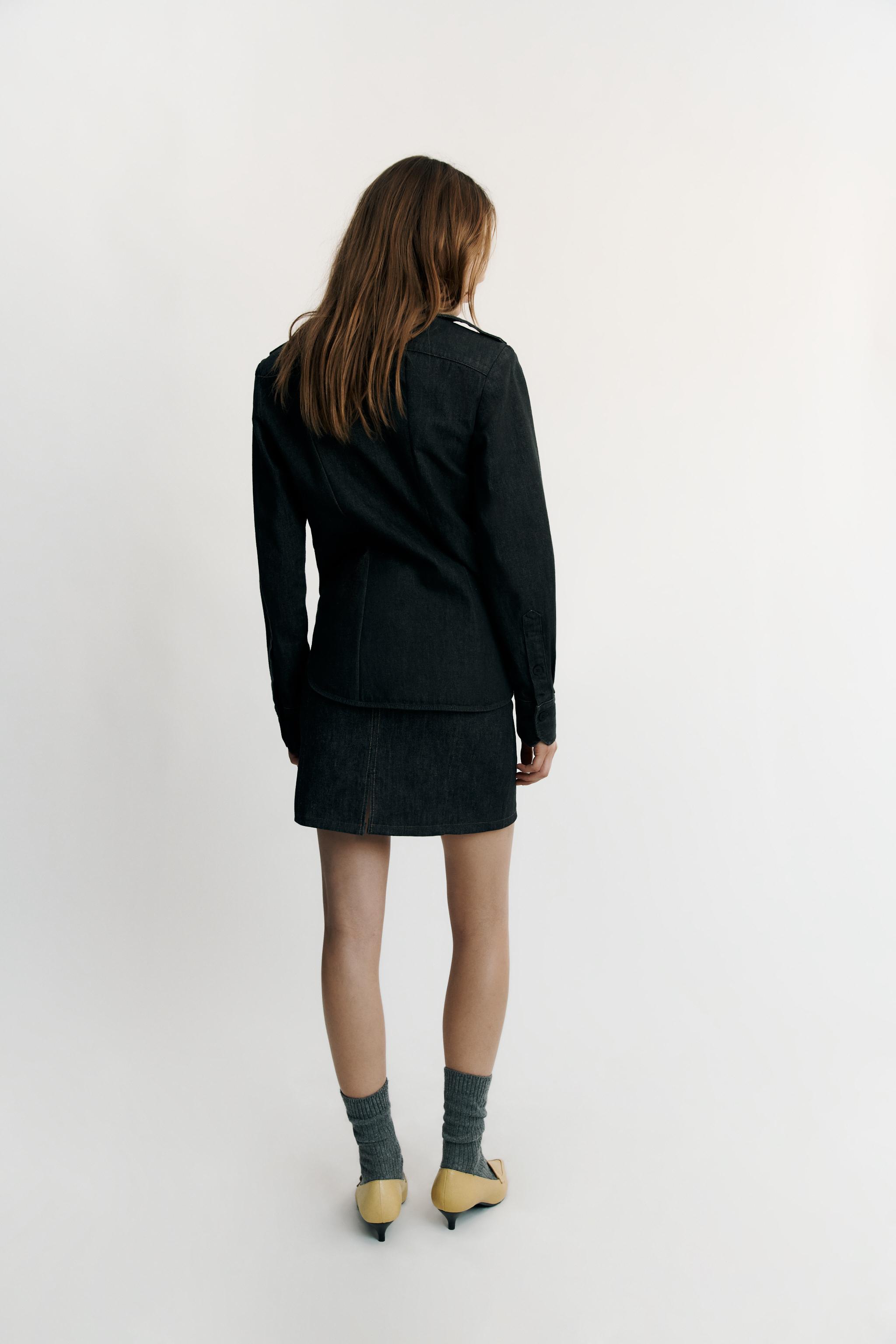 TRF DENIM SKIRT - thumbnail 6