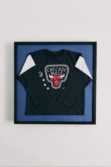 T-SHIRT CHICAGO BULLS NBA - Gris anthracite de Zara