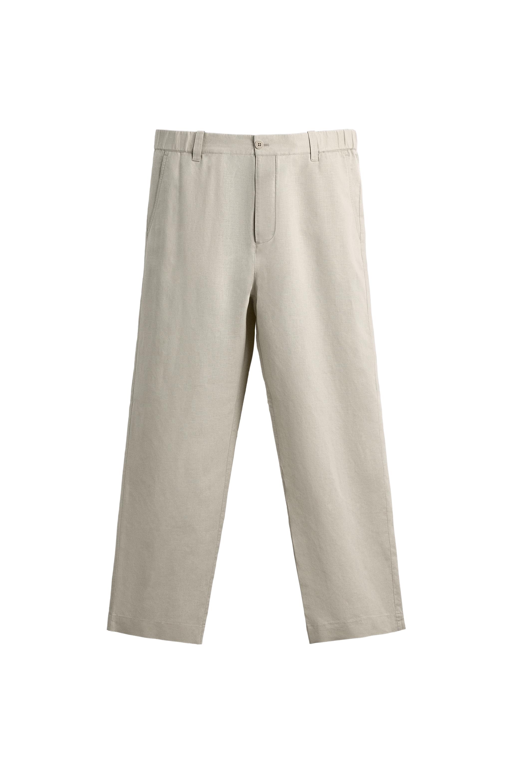 DÜZ KESİM KENEVİR-PAMUK PANTOLON