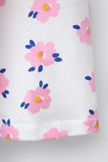ROBE IMPRIMÉE LACET - Rose de Zara - Image 3