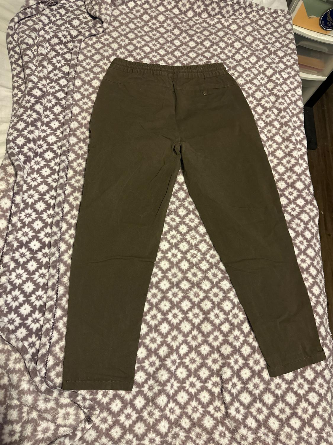 JOGGER WAIST PANTS WITH PLEATS - Image 2